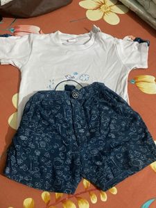 Cute Baby Set - T-shirt & Shorts