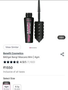 Benefit Cosmetics Bad Gal Bang Mascara Mini