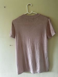 Elegant Purple Blouse with Decorative Buttons