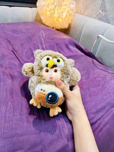 Cute Owl Plush Toy with Camera