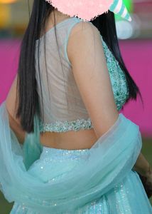 Stunning Sequined Lehenga Choli Set