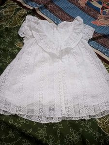 White Lace Dress for Girls