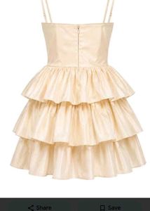 Chic Strapless Tiered Mini Dress