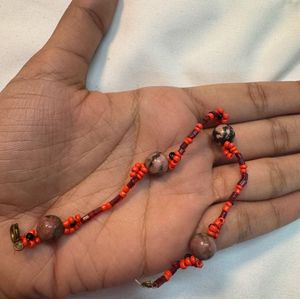 rhodonite Beaded Bracelet