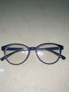 Stylish Blue Round Eyeglasses