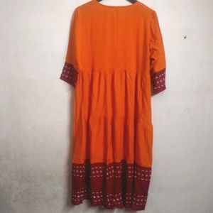 orange  Ethnic Shrug(Women's)
