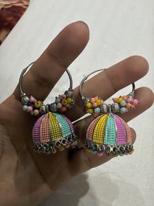 Vibrant Jhumka Earrings