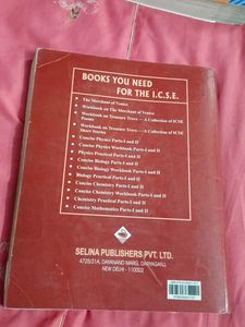 ICSE Class 10 Concise Biology - Selina