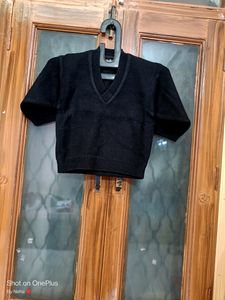Winter Wear Black Colour Blouse