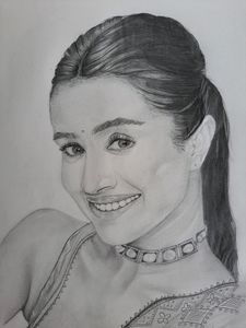 shradhha kapoor handmade sketch 🤌🏻❤️
