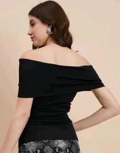 Chic Black Off-Shoulder Top