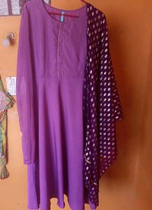 Anarkali Three Piece Set