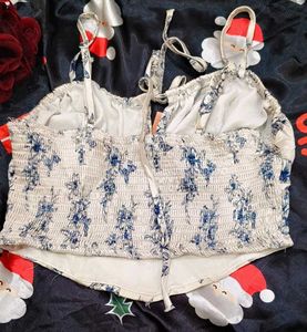 Cream Floral Corset 🦋🦋