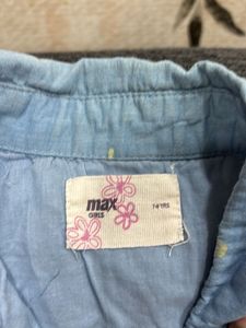 Max Girls Cotton Frock For 7 Year Old