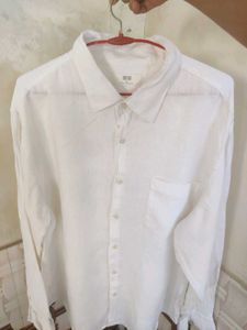 Classic White Linen Shirt