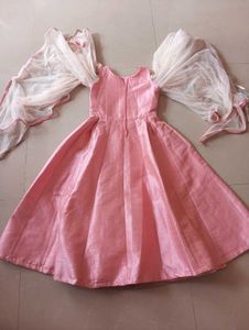 Elegant Pink party wear frock