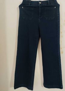 Dark Wash Wide Leg Jeans