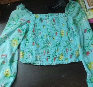 Tokyo Talkies Women Top With Full Sleeves