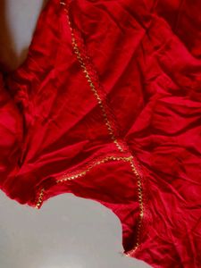 Red Ethnic Gown