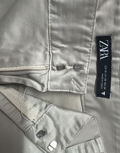 ZARA Beige Cargo Pants