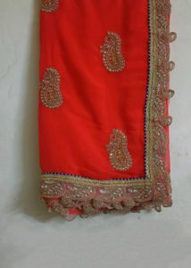 Orange Saree