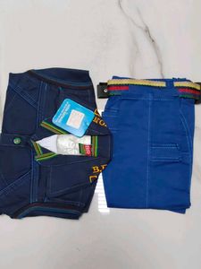 Blue Boys pent shirt Set