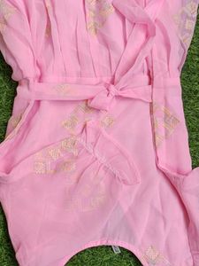 Pretty Pink Embroidered dress
