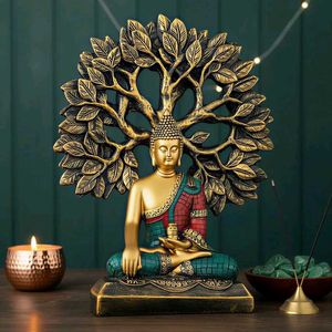 Zen Buddha Tree of Life Statue