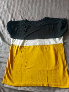 Color Block T-Shirt strechable