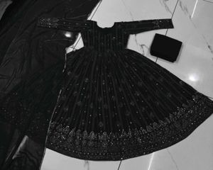 Black Anarkali Suit
