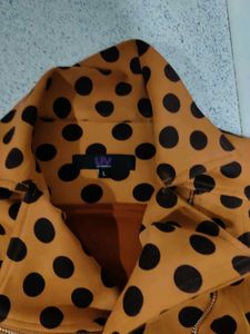 Stylish Polka Dot Jacket