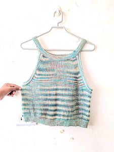 Striped Knit Tank Top