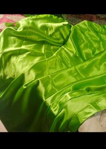 Vibrant Lime Green Ethnic Skirt