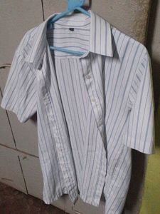 Men's Striped Short Sleeve Shirt