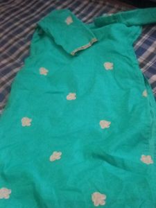Elegant Green Embroidered Kurta
