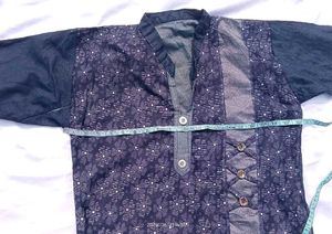 Stylish Blue Floral Kurta
