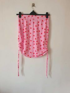 Candy hearts Mini Ruched skirt