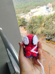 Handmade Spidey Crochet Charm