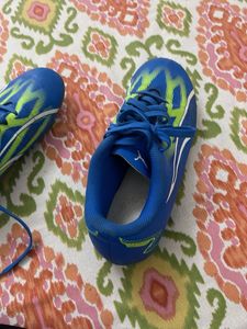 Blue Puma Soccer Cleats