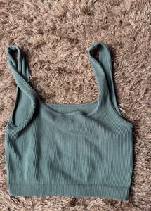 Ribbed Crop Tank Top