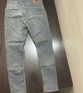 Stylish Grey Denim Pants