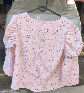 Light Pink Formal And Informal Top.