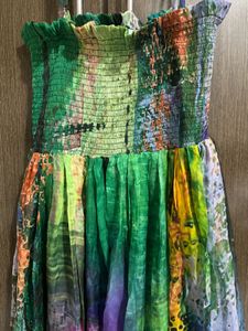 Bohemian Floral Print Maxi Dress