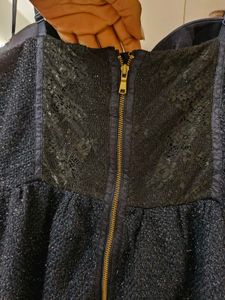 VS Navy Blue Corset Lace Dress
