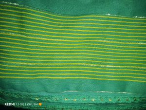 Elegant Blue Saree with Unique Pattern