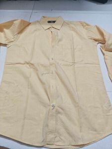 Men's Light Yellow Classic Shirt