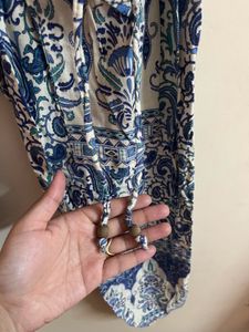 Boho Paisley Print Maxi Skirt
