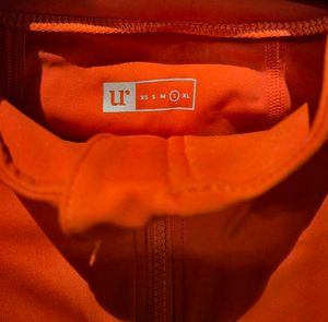 Red Compression jacket lululemon dupe