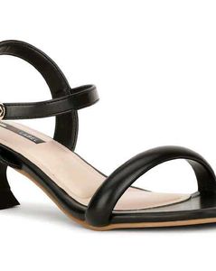Elegant Black Strappy Heels