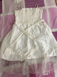 Elegant White Party dress